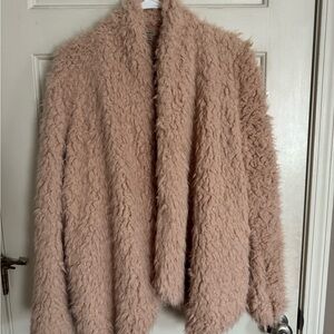 Cozy Peach Faux Fur jacket
